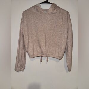 Women's Pink Cropped Hoodie